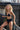 Emilie ruched highwaist bikini - Black(Belt color options available)